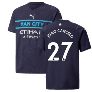 2021-2022 Man City 3rd Shirt (Kids) (JOAO CANCELO 27)