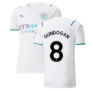 2021-2022 Man City Authentic Away Shirt (GUNDOGAN 8)
