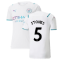 2021-2022 Man City Authentic Away Shirt (STONES 5)