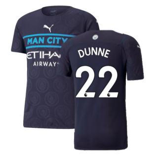 2021-2022 Man City Authentic Third Shirt (DUNNE 22)