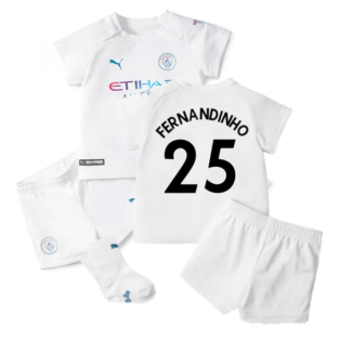 2021-2022 Man City Away Baby Kit (FERNANDINHO 25)