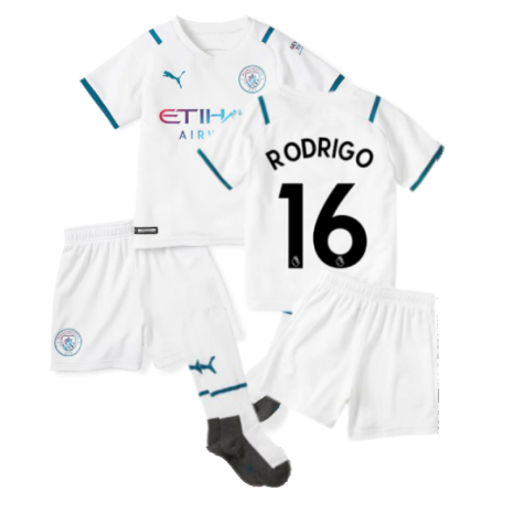 2021-2022 Man City Away Mini Kit (RODRIGO 16)