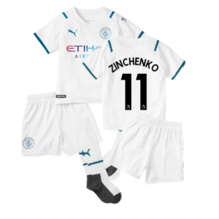 2021-2022 Man City Away Mini Kit (ZINCHENKO 11)