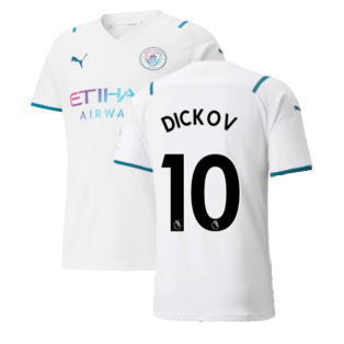 2021-2022 Man City Away Shirt (DICKOV 10)