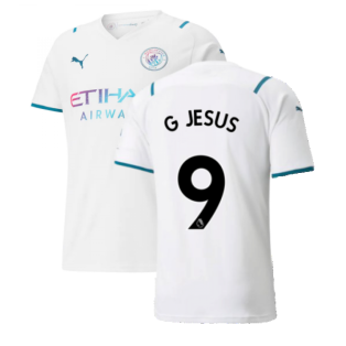 2021-2022 Man City Away Shirt (G JESUS 9)