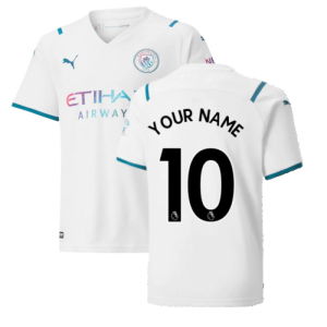 2021-2022 Man City Away Shirt (Kids)