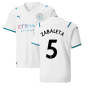 2021-2022 Man City Away Shirt (Kids) (ZABALETA 5)