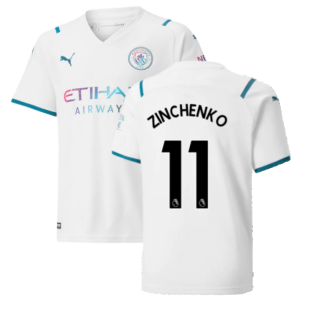 2021-2022 Man City Away Shirt (Kids) (ZINCHENKO 11)