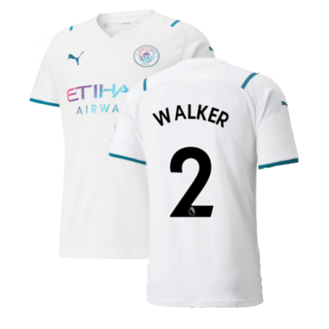2021-2022 Man City Away Shirt (WALKER 2)