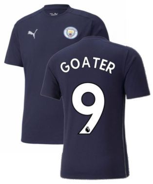 2021-2022 Man City Casuals Tee (Peacot) (GOATER 9)