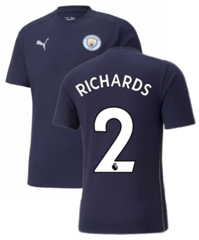2021-2022 Man City Casuals Tee (Peacot) (RICHARDS 2)