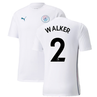 2021-2022 Man City Casuals Tee (White) (WALKER 2)