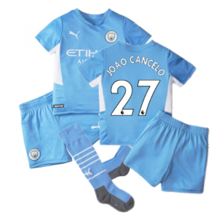 2021-2022 Man City Home Mini Kit (JOAO CANCELO 27)