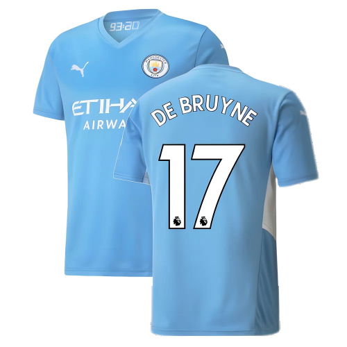 2021-2022 Man City Home Shirt (DE BRUYNE 17)