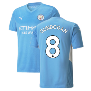 2021-2022 Man City Home Shirt (GUNDOGAN 8)