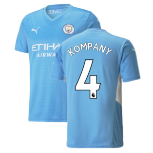 2021-2022 Man City Home Shirt (KOMPANY 4)