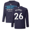 2021-2022 Man City Long Sleeve 3rd Shirt (Kids) (MAHREZ 26)