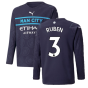 2021-2022 Man City Long Sleeve 3rd Shirt (Kids) (RUBEN 3)