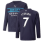 2021-2022 Man City Long Sleeve 3rd Shirt (Kids) (STERLING 7)