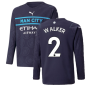 2021-2022 Man City Long Sleeve 3rd Shirt (Kids) (WALKER 2)