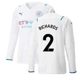2021-2022 Man City Long Sleeve Away Shirt (RICHARDS 2)