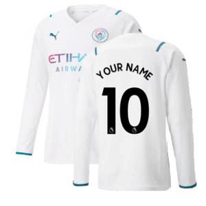 2021-2022 Man City Long Sleeve Away Shirt