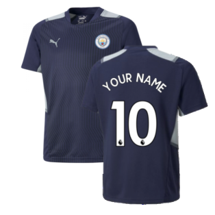 2021-2022 Man City PRO Training Jersey (Peacot) (Your Name)
