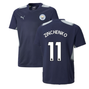 2021-2022 Man City PRO Training Jersey (Peacot) (ZINCHENKO 11)