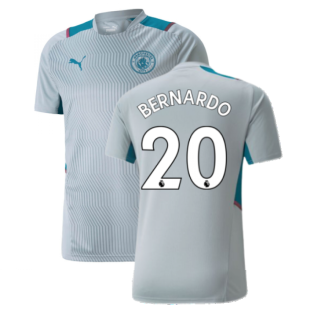 2021-2022 Man City PRO Training Jersey (Quarry) (BERNARDO 20)