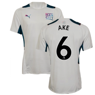 2021-2022 Man City PRO Training Jersey (White) (AKE 6)