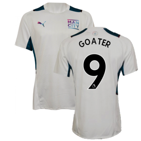 2021-2022 Man City PRO Training Jersey (White) (GOATER 9)