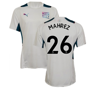 2021-2022 Man City PRO Training Jersey (White) (MAHREZ 26)