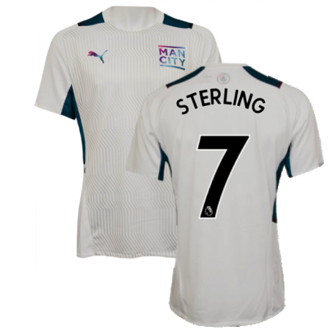 2021-2022 Man City PRO Training Jersey (White) (STERLING 7)