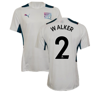 2021-2022 Man City PRO Training Jersey (White) (WALKER 2)