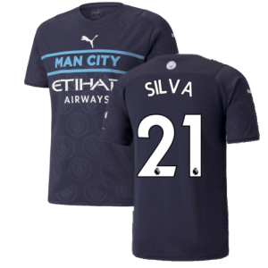 2021-2022 Man City Third Shirt (SILVA 21)