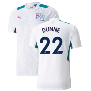2021-2022 Man City Training Shirt (White) (DUNNE 22)