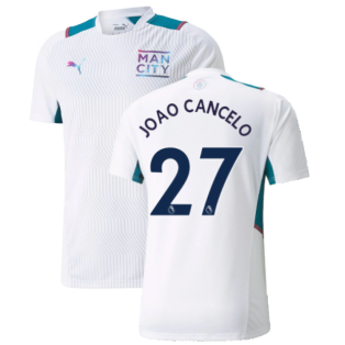2021-2022 Man City Training Shirt (White) (JOAO CANCELO 27)
