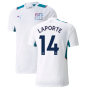 2021-2022 Man City Training Shirt (White) (LAPORTE 14)