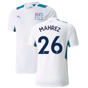 2021-2022 Man City Training Shirt (White) (MAHREZ 26)