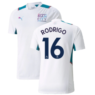 2021-2022 Man City Training Shirt (White) (RODRIGO 16)
