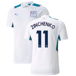 2021-2022 Man City Training Shirt (White) (ZINCHENKO 11)