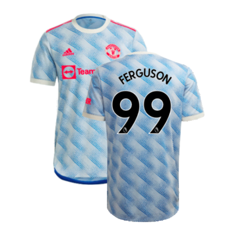 2021-2022 Man Utd Authentic Away Shirt (FERGUSON 99)