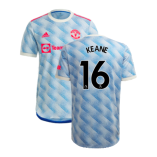 2021-2022 Man Utd Authentic Away Shirt (KEANE 16)