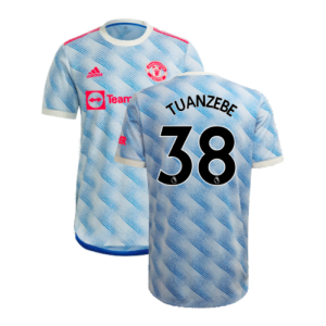 2021-2022 Man Utd Authentic Away Shirt (TUANZEBE 38)