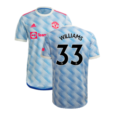 2021-2022 Man Utd Authentic Away Shirt (WILLIAMS 33)