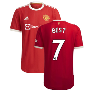 2021-2022 Man Utd Authentic Home Shirt (BEST 7)