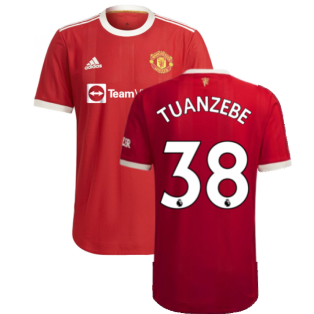 2021-2022 Man Utd Authentic Home Shirt (TUANZEBE 38)