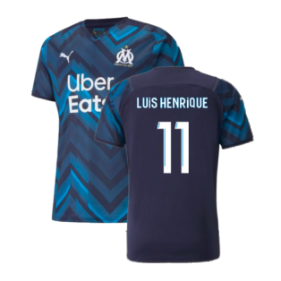 2021-2022 Marseille Authentic Away Shirt (LUIS HENRIQUE 11)