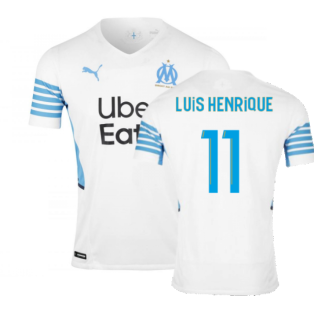 2021-2022 Marseille Authentic Home Shirt (LUIS HENRIQUE 11)