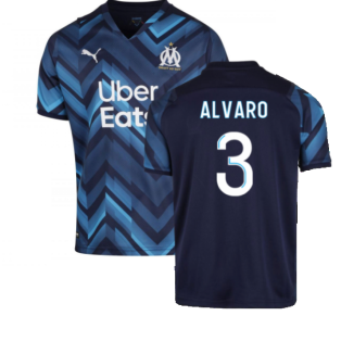 2021-2022 Marseille Away Shirt (Kids) (ALVARO 3)